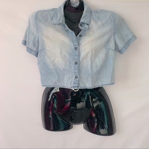 L.A. Hearts Denim Cropped Top